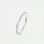 0.37 Round Cut Full Eternity Moissanite Bridal Wedding Band - crownmoissanite