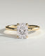 2.0 CT Elongated Cushion Cut Moissanite Solitaire Engagement Ring