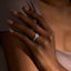 2.10 CT Oval Cut 3 Stone Moissanite Engagement Ring - crownmoissanite