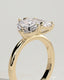 3.30 CT Pear & Radiant  Cut Moissanite Two Stone Engagement Ring