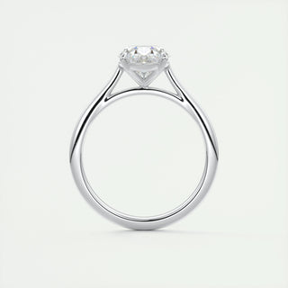 1.91 CT Oval Cut Solitaire Moissanite Engagement Ring - crownmoissanite