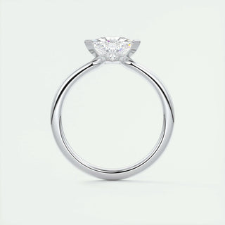 1.44 CT Trillion Shaped Moissanite Solitaire Engagement Ring - crownmoissanite