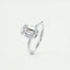 1.91 CT Emerald Cut Solitaire Moissanite Engagement Ring - crownmoissanite