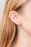 0.08 TCWRound Star Dangles Moissanite Earrings - crownmoissanite