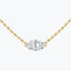 0.25-1.0 CT Marquise Shaped Moissanite Solitaire Necklace - crownmoissanite
