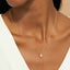 0.25-1.0ct Emerald Cut Solitaire Moissanite Diamond Necklace - crownmoissanite