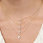 0.25-1.0ct Marquise Cut Solitaire Moissanite Diamond Necklace - crownmoissanite