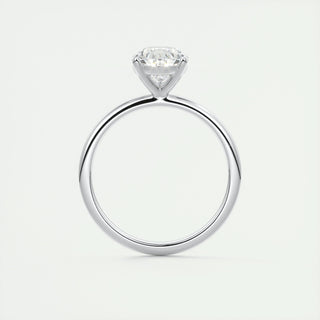 1.93 CT Pear Cut Solitaire Moissanite Engagement Ring - crownmoissanite