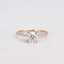 3.2 CT Round Cut Solitaire Pave Moissanite Engagement Ring - crownmoissanite