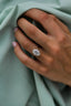 1.0 - 4.0 CT Oval Solitaire Moissanite Engagement Ring - crownmoissanite
