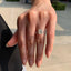 1.80 CT Radiant Hidden Halo & Pave Moissanite Engagement Ring - crownmoissanite