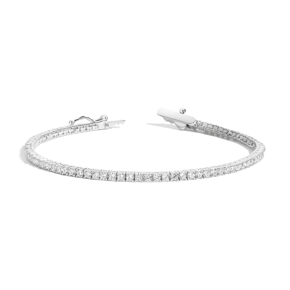 Round Moissanite Diamond Tennis bracelets