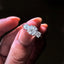1.20 CT Round Three Stone Moissanite Engagement Ring - crownmoissanite