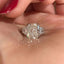 2.50 CT Radiant Three Stone Moissanite Engagement Ring - crownmoissanite