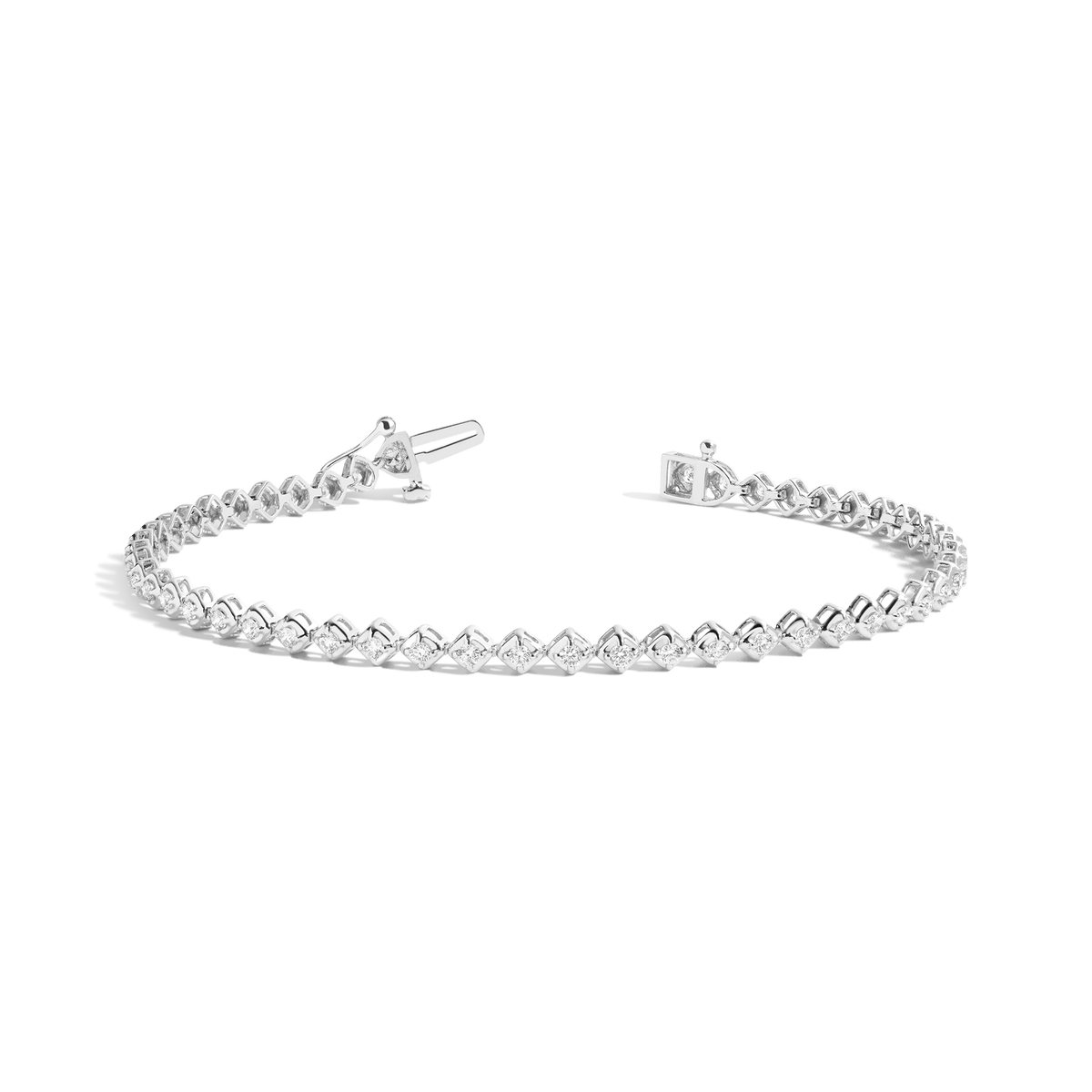 Round Moissanite Diamond Tennis bracelets