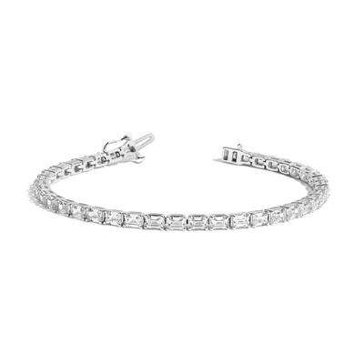 Emerald Moissanite Diamond Tennis bracelets