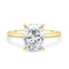 2.0 CT Elongated Cushion Cut Moissanite Solitaire Engagement Ring