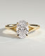 1.50 CT Oval Moissanite Solitaie Split Shank Engagement Ring- Specially Reserved for Brandon