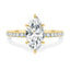 2.0 CT Marquise Cut Moissanite Pave Engagement Ring