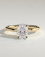 2.0 CT Elongated Cushion Cut Moissanite Hidden Halo Engagement Ring
