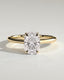 2.0 CT Elongated Cushion Cut Moissanite Hidden Halo Engagement Ring