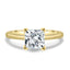 2.0 CT Princess Cut Moissanite Solitaire Engagement Ring