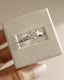 2.0 CT Round Cut Moissanite Triple Pave Engagement Ring