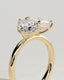3.30 CT Pear&Princess Cut Moissanite Two Stone Engagement Ring