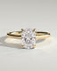 2.0 CT Elongated Cushion Cut Moissanite Hidden Halo  Engagement Ring