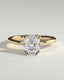 2.0 CT Elongated Cushion Cut Moissanite Hidden Halo Engagement Ring
