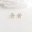 1.0 TCW Marquise Moissanite Flower Minimalist Earrings - crownmoissanite