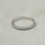 0.25 TCW Round Cut 3 Side Pave Moissanite Wedding Band