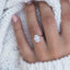 2.70 CT Oval Solitaire Moissanite Engagement Ring - crownmoissanite