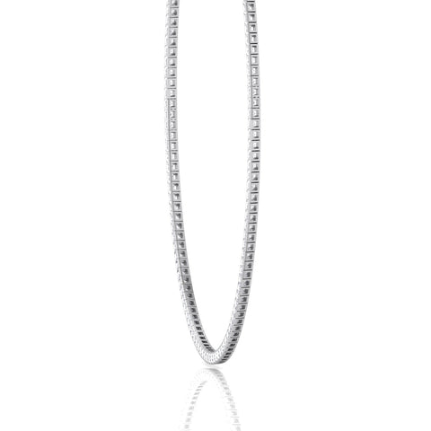 Princess Moissanite Diamond Tennis Necklace