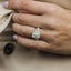 3.70 CT Radiant Solitaire Moissanite Engagement Ring - crownmoissanite