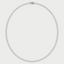Round Moissanite Diamond Tennis Necklace