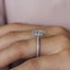 3.40 CT Oval Solitaire Hidden Halo & Pave Engagement Ring - crownmoissanite