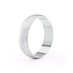 Classic Brushed Finish Wedding Band For Men - crownmoissanite