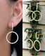 0.66 TCW Round Cut Moissanite Hoop Earrings - crownmoissanite