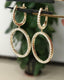 0.66 TCW Round Cut Moissanite Hoop Earrings - crownmoissanite