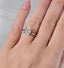 2.0-3.0 CT Oval Cut Moissanite Solitaire Engagement Ring