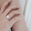 2.0 CT Round Shaped Moissanite Solitaire Twisted Engagement Ring - crownmoissanite