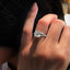 1.20 CT Cushion Shaped Moissanite Solitaire Engagement Ring - crownmoissanite