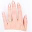 1.33 CT Oval Cluster Halo Moissanite Engagement Ring - crownmoissanite