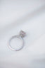 3.15 CT Elongated Crushed Ice Cushion Solitaire Hidden Halo Moissanite Engagement Ring - crownmoissanite