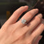 1.80 CT Radiant Hidden Halo & Pave Moissanite Engagement Ring - crownmoissanite