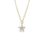 0.10 TCW Round Moissanite Diamond Star Pendent Necklace - crownmoissanite