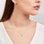 0.10 TCW Round Moissanite Diamond Star Pendent Necklace - crownmoissanite