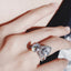 2.0 CT Round Shaped Moissanite Solitaire Pave Setting Engagement Ring - crownmoissanite