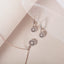 0.34 TCW Round Moissanite Diamond Halo Pendent Necklace - crownmoissanite